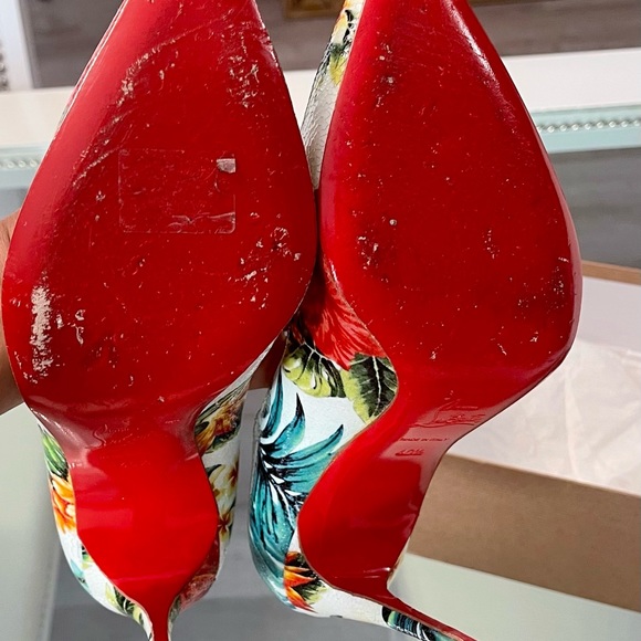 Christian Louboutin Pigalle Follies 100 Calf Hawaii - Picture 10 of 12